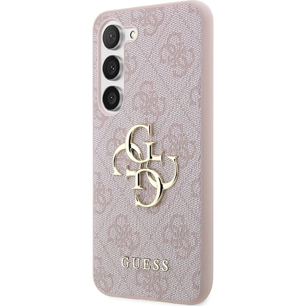 Schutzhülle für Galaxy A55, Guess HardCase 4G Big Metal Logo, Rosa