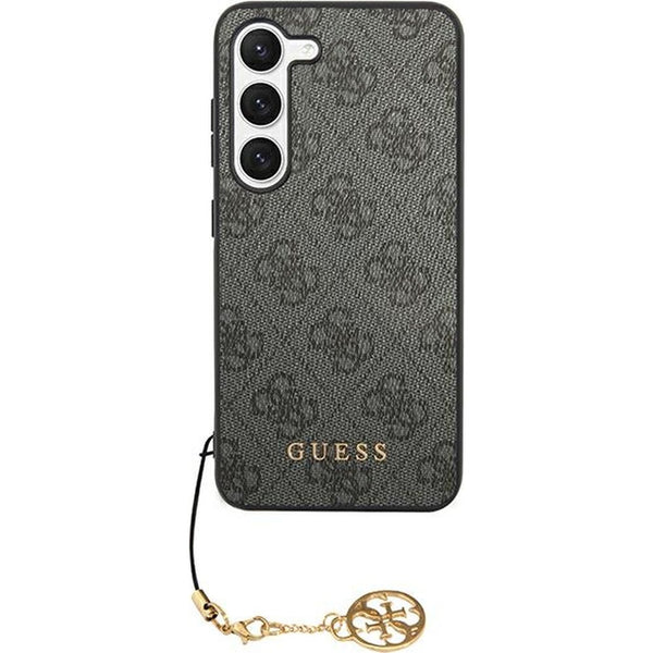 Schutzhülle für Galaxy A55, Guess 4G Charms Collection, Schwarz