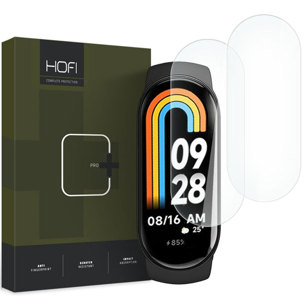 Hofi Hydroflex Pro+ Hydrogelfolie für Xiaomi Mi Smart Band 8 / 8 NFC, 2 Stück