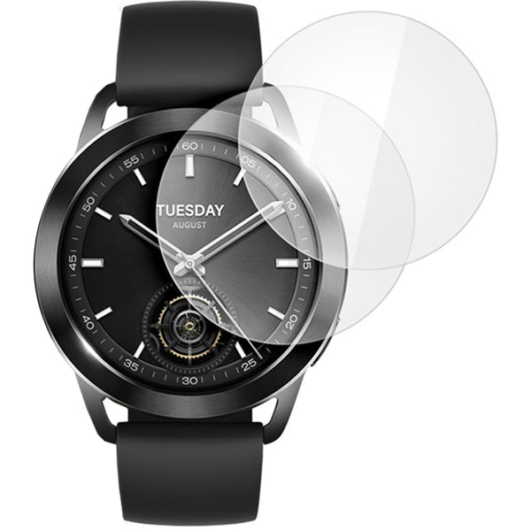 Gehärtetes Glas für Xiaomi Watch S3 47 mm, Hofi Glass Pro+, 2 Stück