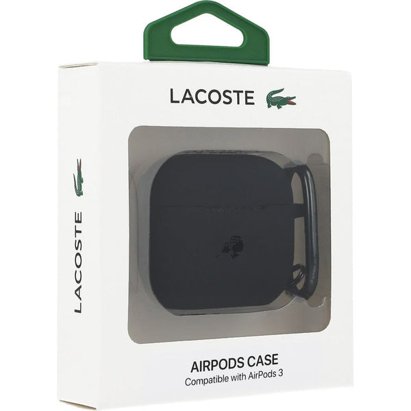 Schutzhülle für AirPods Pro 3, Lacoste Silicone, Schwarz