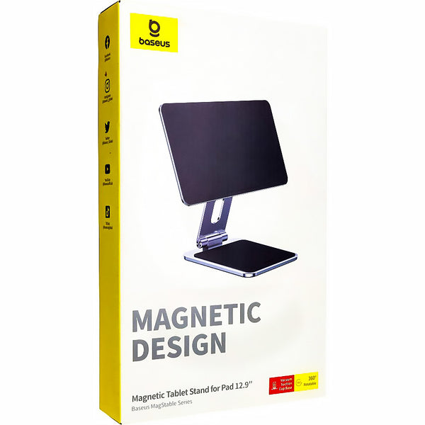 Magnetischer Tablet-Ständer für iPad Pro 12.9", Baseus MagStable, Grau