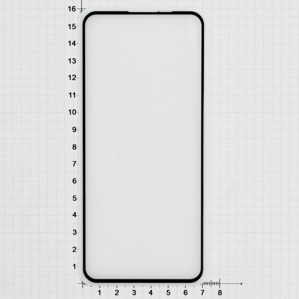 Gehärtetes Glas für Moto G04 / G24, Mocolo 3D Full Glue, Schwarzer Rahmen