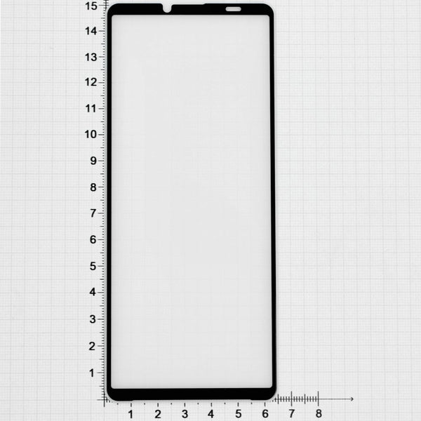 Gehärtetes Glas für Xperia 10 VI, Mocolo TG+ Full Glue, schwarzer Rahmen