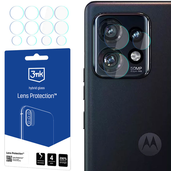Objektivschutz für Motorola Edge 50 Pro, 3mk Lens Protection, 4 Sätze