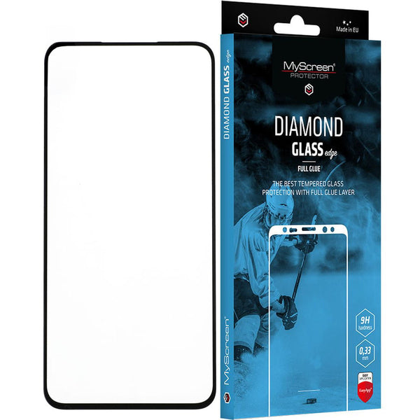 Glas für Galaxy A35 5G, MyScreen Diamond Glass Edge FG, Schwarzer Rahmen