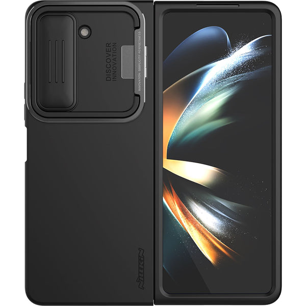 Schutzhülle mit Kameraslider Nillkin CamShield Silky Bracket für Galaxy Z Fold5, Schwarz