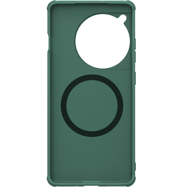 Schutzhülle für OnePlus 12R, Nillkin Frosted Shield Pro MagSafe, Dunkelgrün