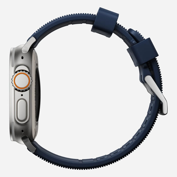 Armband Nomad Rugged Strap für Apple Watch 49/45/44/42mm, dunkelblau