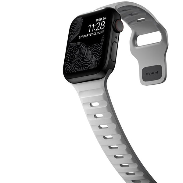 Armband Nomad Sport Strap für Apple Watch 49/45/44/42mm, Grau