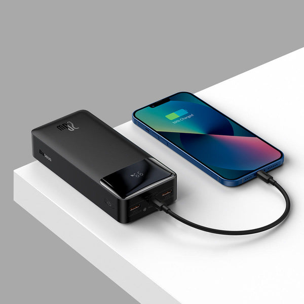 Akku Baseus Bipow Power Bank 30000mAh 20W, Schwarz