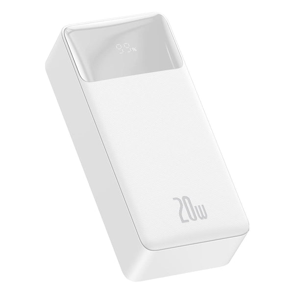 Akku Baseus Bipow Power Bank 30000mAh 20W, Weiß