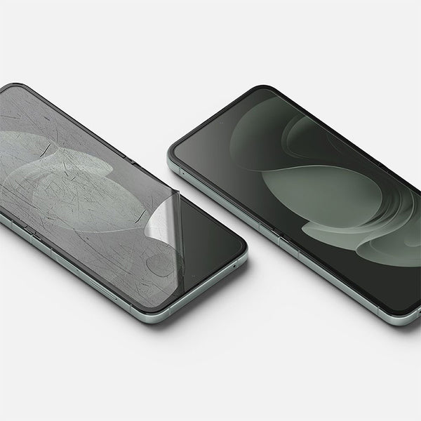 Hydrogel-Bildschirmfolie Ringke Dual Easy Film Full Cover für Galaxy Z Flip 4 / 5, 2 Stück