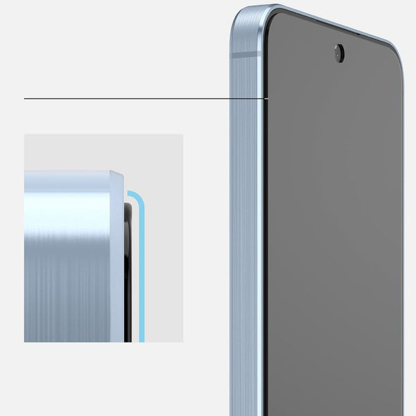 Gehärtetes Bildschirmglas mit Applikator für Galaxy A35 5G, Ringke Easy Slide, 2 Stück