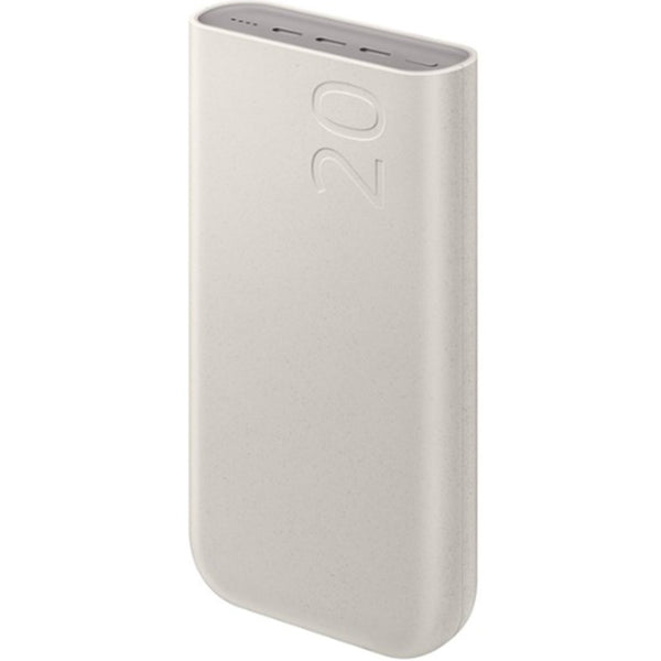 Power Bank Samsung battery Pack, 45W, 3x USB-C, PD, 20 000 mAh, Beige