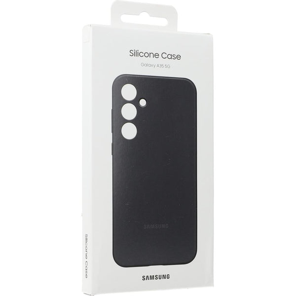 Schutzhülle für Galaxy A35 5G, Samsung Silicone Cover, schwarz