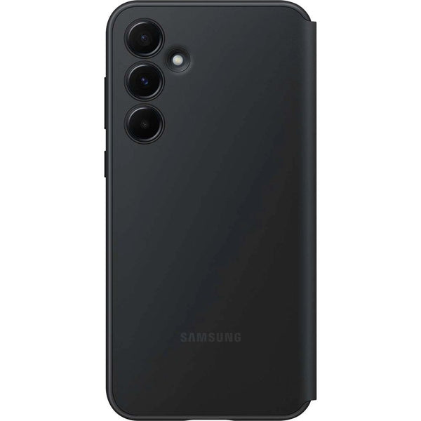 Schutzhülle mit Klappe für Galaxy A55 5G, Smart View Wallet Case, Schwarz