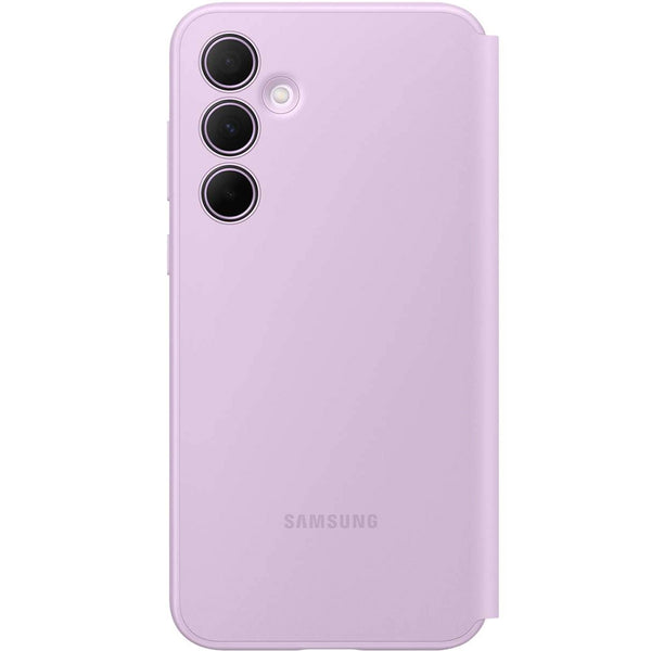 Schutzhülle mit Klappe für Galaxy A35 5G, Smart View Wallet Case, Lavendel