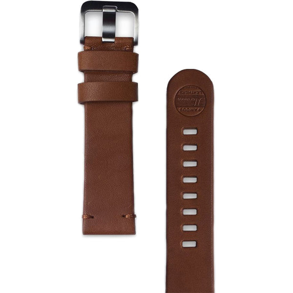 Armband Strap Studio Essex, 20mm für Galaxy Watch 6/5 Pro/5/4 (47/46/45/44/43/42/40 mm) Braun