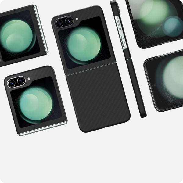Schutzhülle Spigen Air Skin Pro für Galaxy Z Flip5, Schwarz