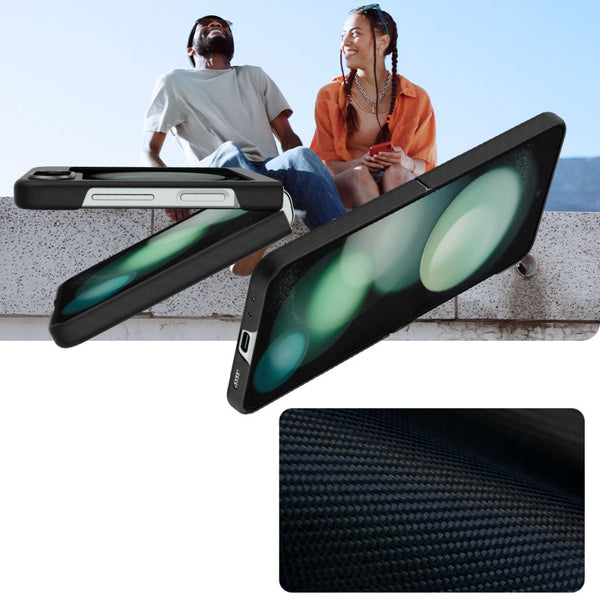 Schutzhülle Spigen Air Skin Pro für Galaxy Z Flip5, Schwarz