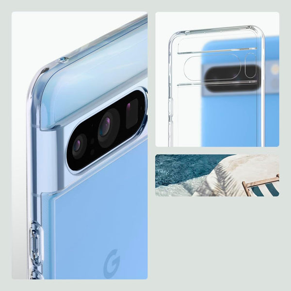 Schutzhülle für Pixel 8 Pro, Spigen Caseology Capella, Transparent