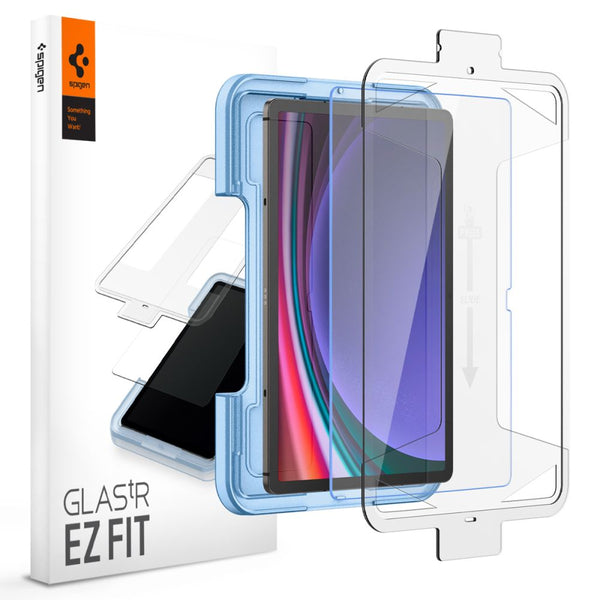 Glas für die Schutzhülle Spigen Glas.tR EZ Fit 1-Pack für Galaxy Tab S9 Plus 12.4