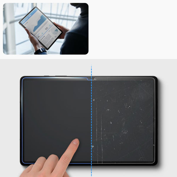 Glas für die Schutzhülle Spigen Glas.tR EZ Fit 1-Pack für Galaxy Tab S9 Plus 12.4