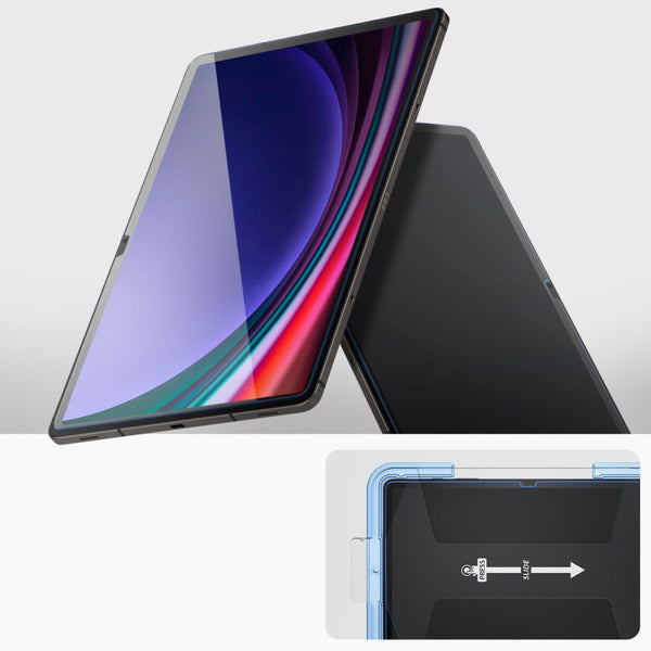 Glas für die Schutzhülle Spigen Glas.tR EZ Fit 1-Pack für Galaxy Tab S9 Plus 12.4