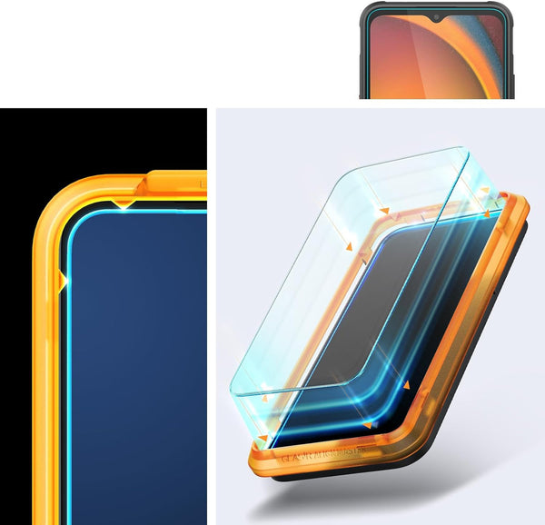 Glas für die Schutzhülle für Galaxy XCover 7, Spigen Glas.tR AM 2-Pack