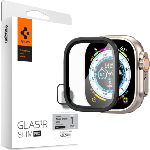Glas mit Rahmen Spigen Glas.tR Slim Pro 1-Pack für Apple Watch Ultra 49mm