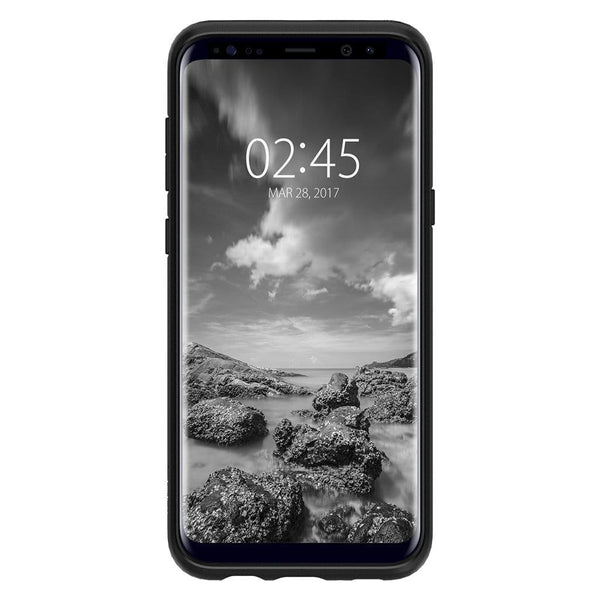 Schutzhülle für Galaxy S8, Spigen Liquid Air, Schwarz