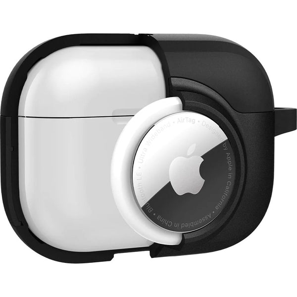 Schutzhülle Spigen Tag Armor Duo für Apple AirPods Pro 1 / 2 / AirTag, Schwarz