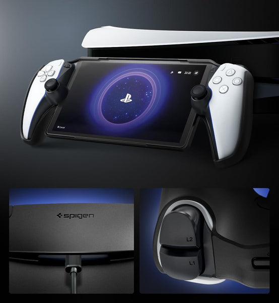 Schutzhülle Spigen Thin Fit für PlayStation Portal, Schwarz