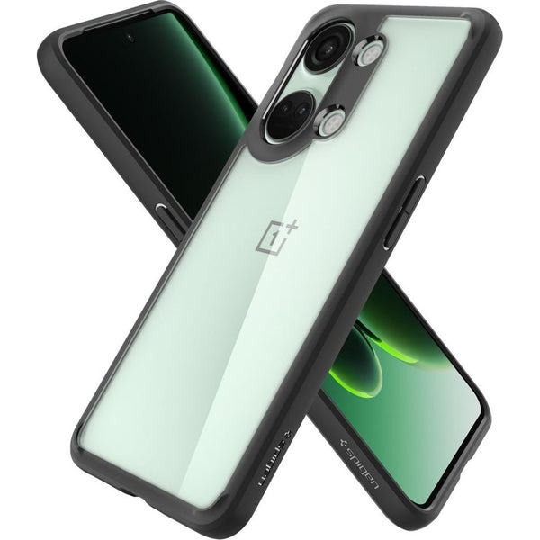 Schutzhülle Spigen Ultra Hybrid für OnePlus Nord 3 5G, Transparent-Schwarz