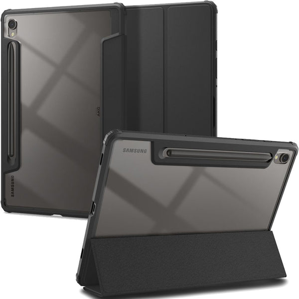 Schutzhülle Spigen Ultra Hybrid Pro für Galaxy Tab S9, Schwarz-Transparent