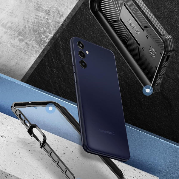 Schutzhülle für Galaxy A15 4G/5G, Supcase i-Blason Armorbox SP, Schwarz