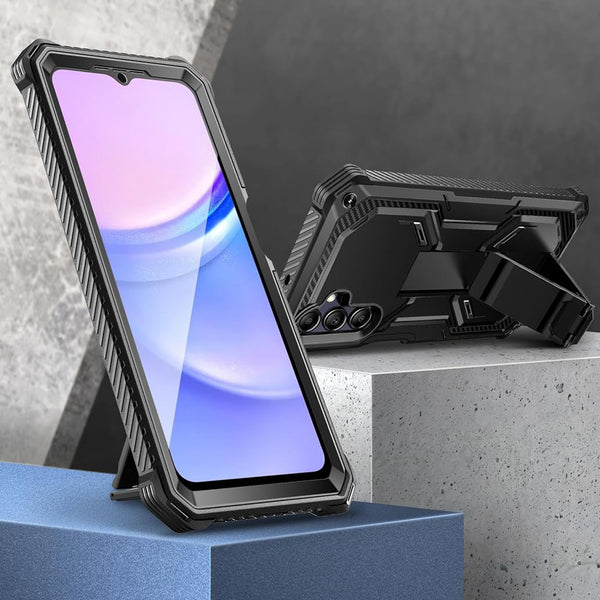 Schutzhülle für Galaxy A15 4G/5G, Supcase i-Blason Armorbox SP, Schwarz