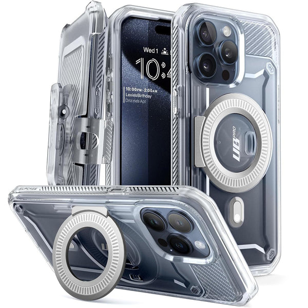 Schutzhülle für iPhone 15 Pro, Supcase UB Pro Mag für MagSafe SP, Transparent