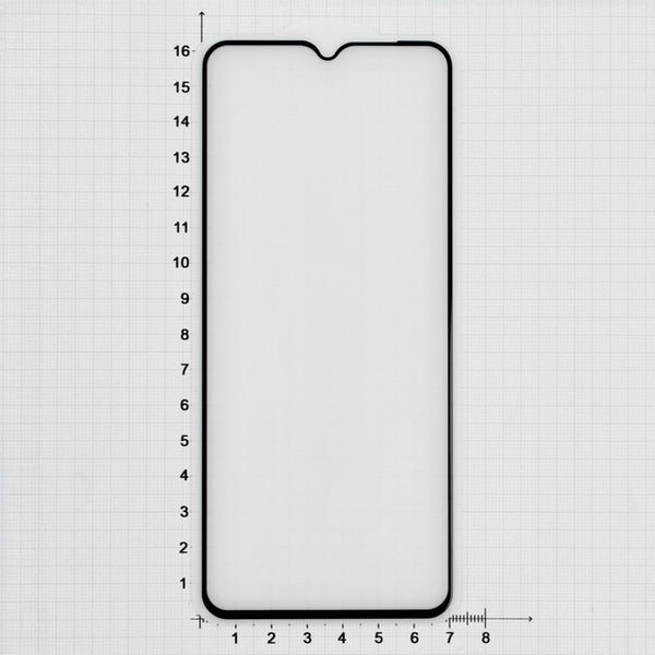 Gehärtetes Glas Mocolo TG+ Full Glue für Xiaomi Redmi A3, schwarzer Rahmen