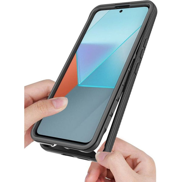 Schutzhülle für Xiaomi Redmi Note 13 Pro 5G, Tech Protect Defense360, Schwarz