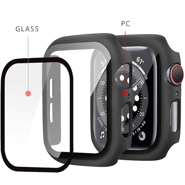 Schutzhülle + Glas Tech Protect 360Defense für Apple Watch 5 / 6 / SE 44mm, transparent