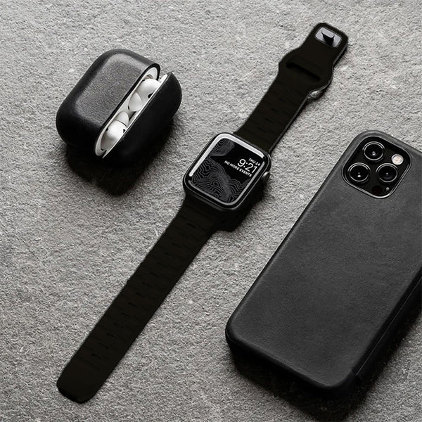 Armband Tech-Protect Iconband für Apple Watch 49 / 45 / 44 / 42 mm, Schwarz