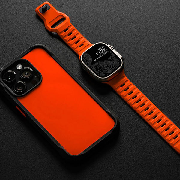Armband Tech-Protect Iconband für Apple Watch 49 / 45 / 44 / 42 mm, Orange