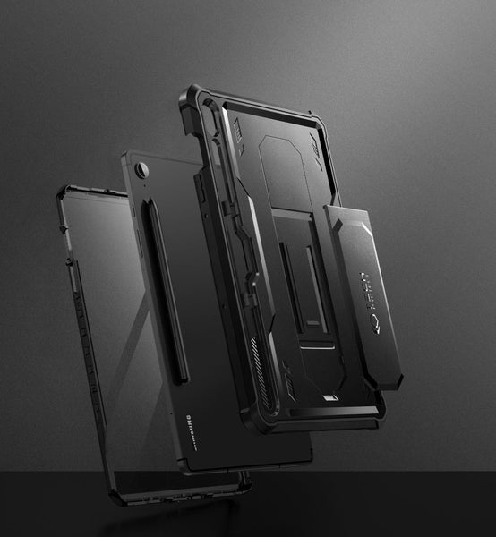 Schutzhülle für Galaxy Tab S9 FE, Tech-Protect Kevlar Pro, Schwarz