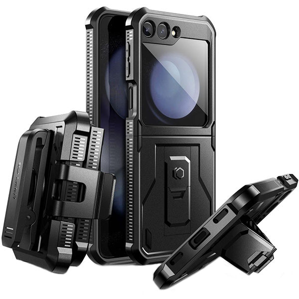 Schutzhülle Tech-Protect Kevlar Pro für Galaxy Z Flip5, Schwarz