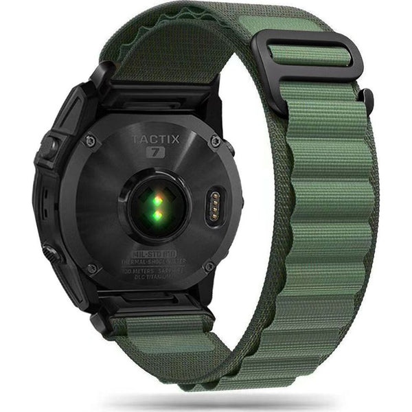 Armband Tech Protect Nylon Pro für Garmin Fenix 3/ 5X/ 3HR/ 5X PLUS/ 6X/ 6X PRO/ 7X, Grün