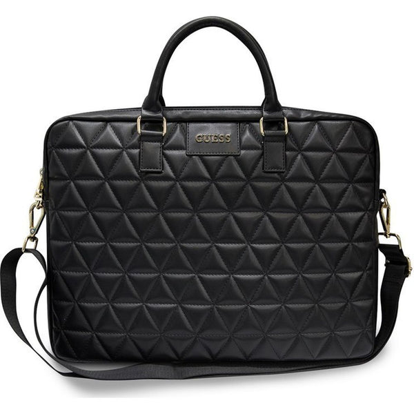 Tasche Guess Quilted Bag für Laptops 13'' / 14'' / 15'', schwarz