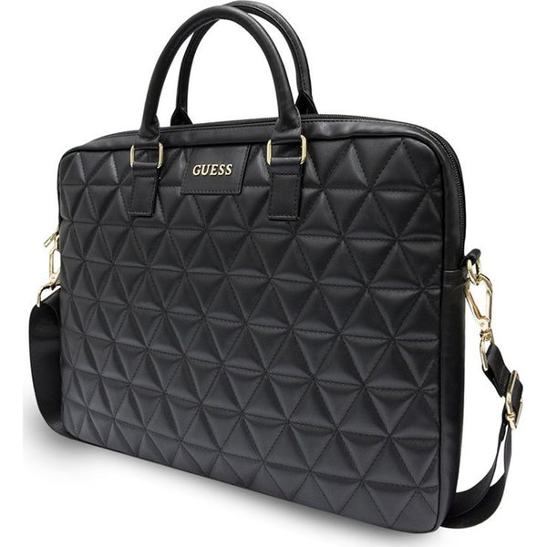 Tasche Guess Quilted Bag für Laptops 13'' / 14'' / 15'', schwarz