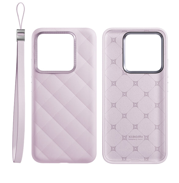 Schutzhülle Xiaomi PU Case mit gurt für Xiaomi 14, violett